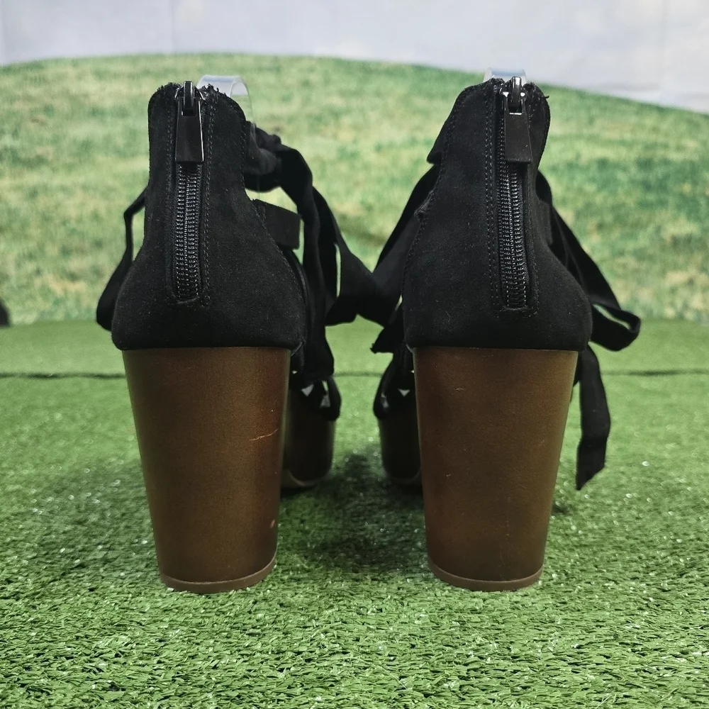 TORRID | ANKLE WRAP STRAPPY FAUX SUEDE EXTRA WIDE WIDTH PLATFORMS